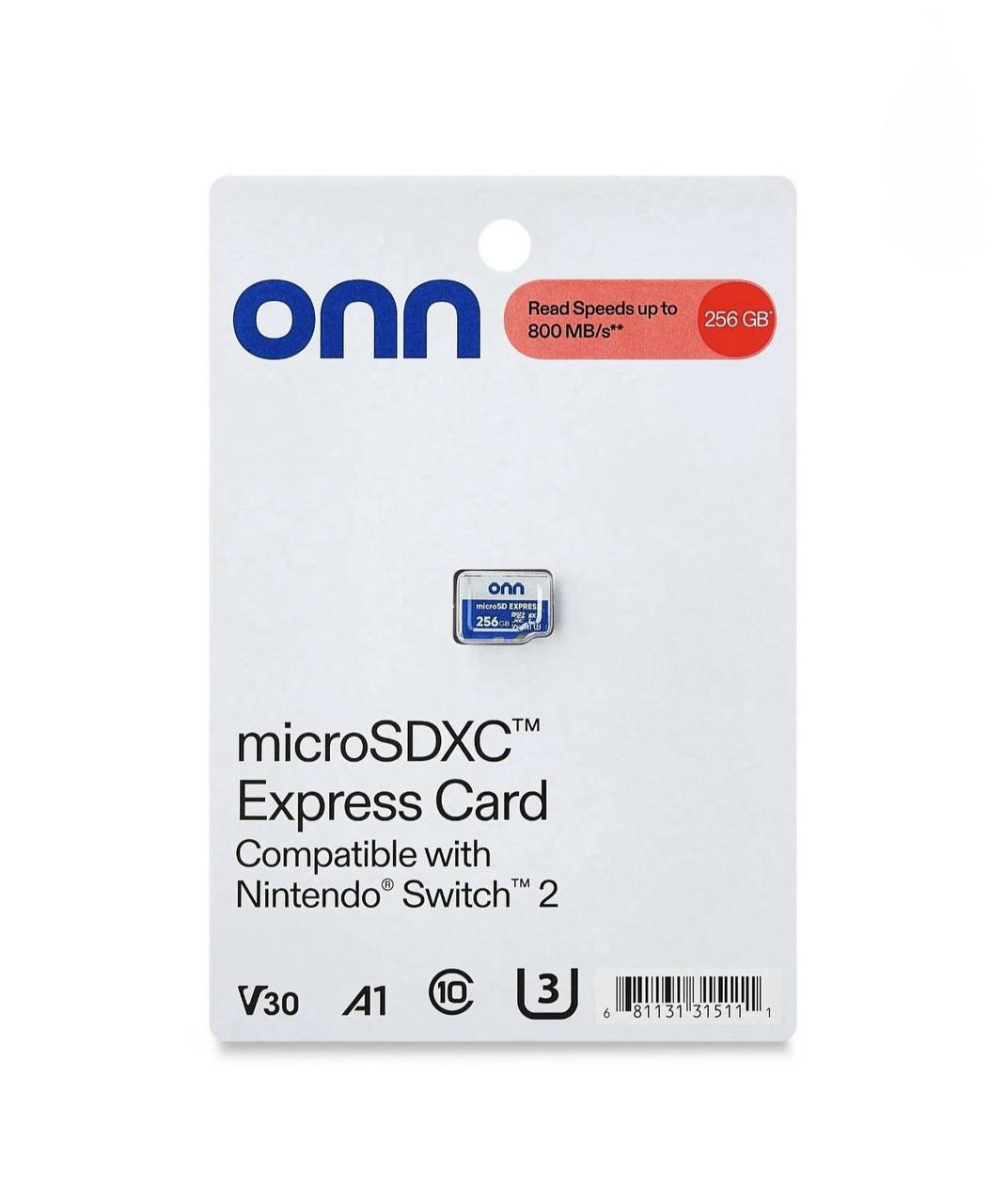 Onn 256GB Micro SD EXPRESS Card Nintendo Switch 2 (Sealed)