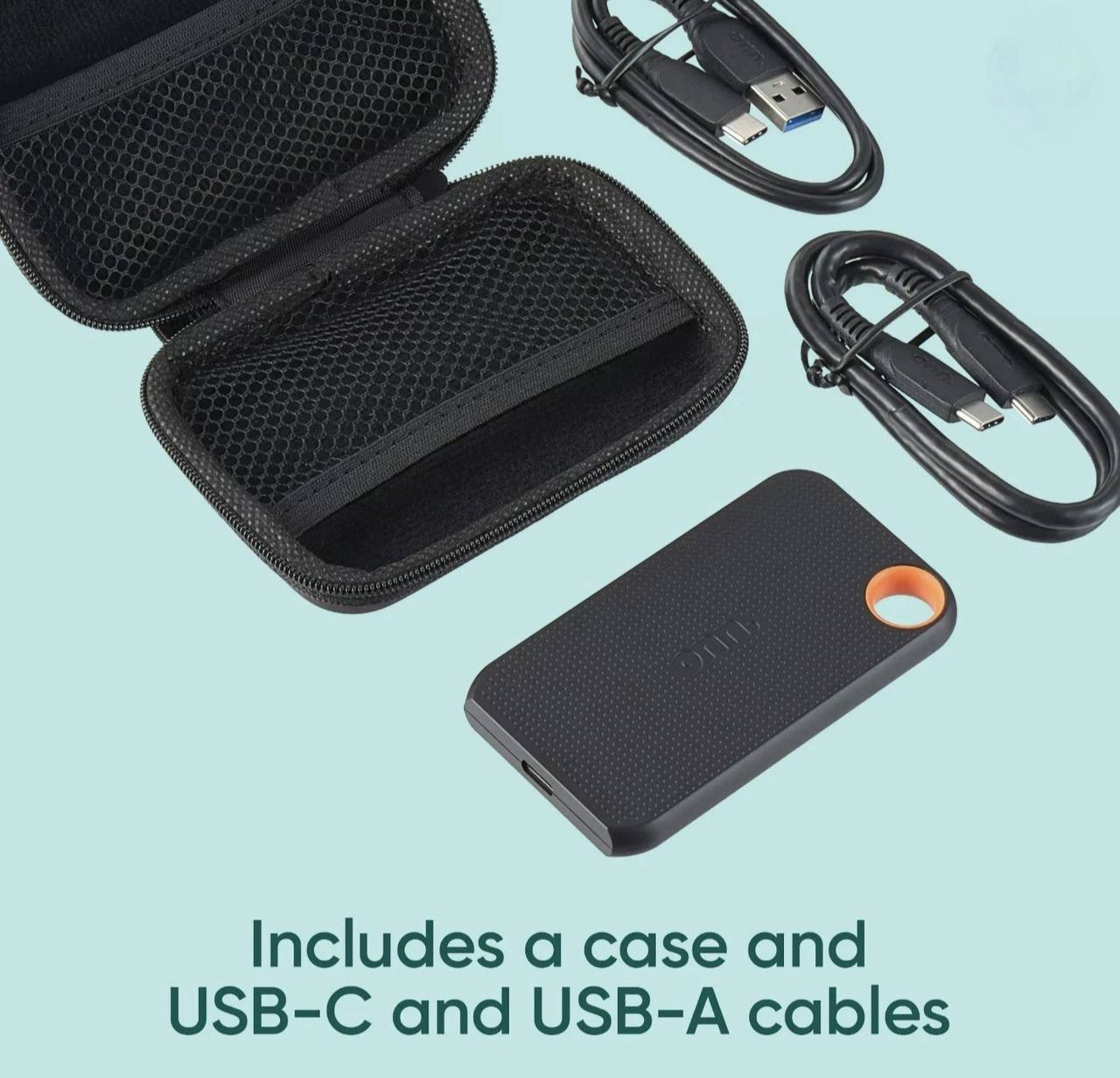 ONN Extreme Portable 512GB USB-C 3.2 Gen 2 External SSD