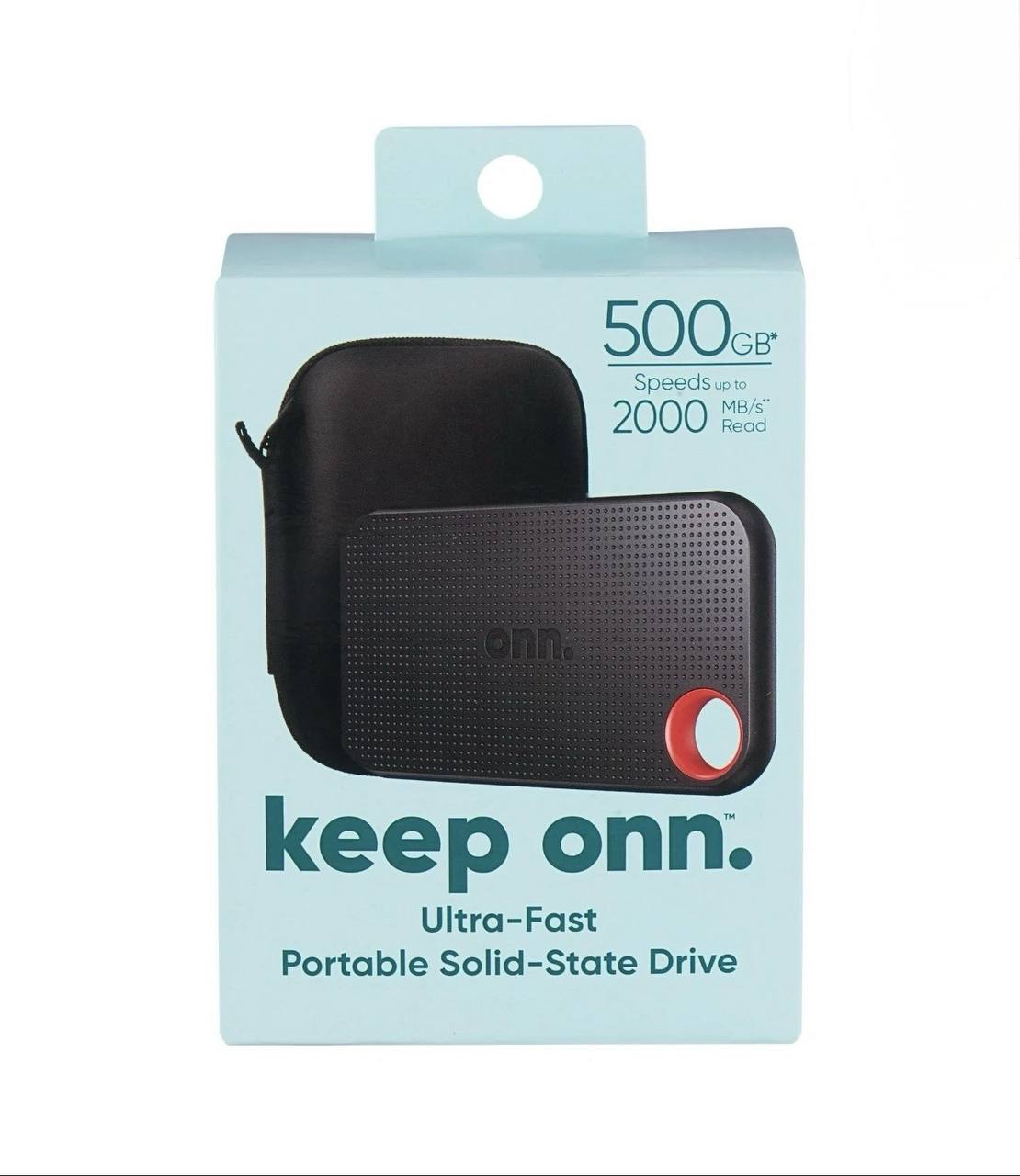ONN Extreme Portable 512GB USB-C 3.2 Gen 2 External SSD