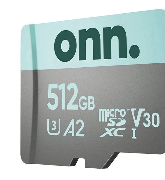 Onn 512GB Micro SD EXPRESS SHIPPING Card GREAT For Nintendo Switch 1 (Sealed)