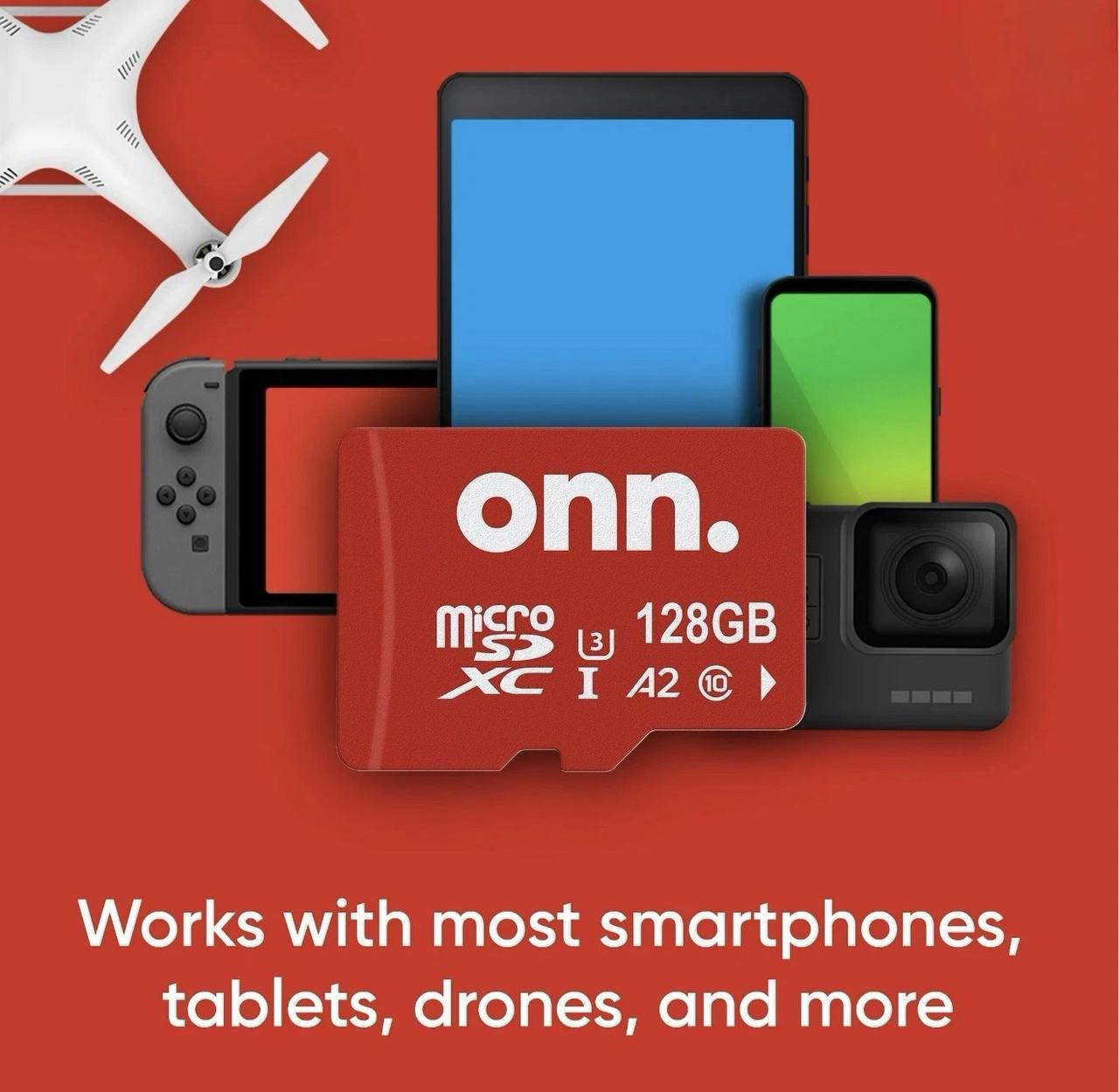 Onn 128GB Micro SD Card EXPRESS SHIPPING For Nintendo Switch 1 (Sealed)