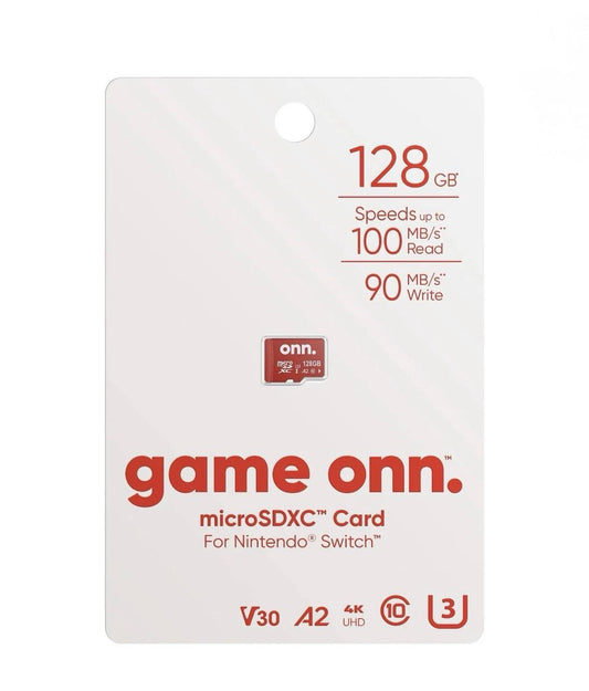 Onn 128GB Micro SD Card EXPRESS SHIPPING For Nintendo Switch 1 (Sealed)
