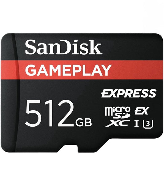 Nintendo Switch 2 - 512GB Micro Sd Express (SanDisk)! Fastest Card For Gameplay
