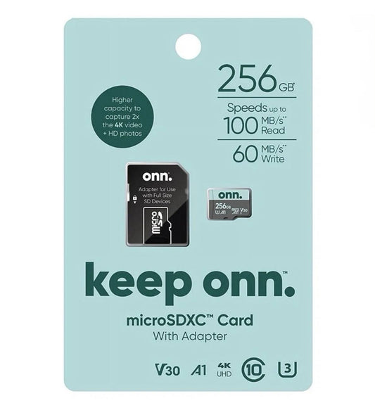 Onn 256GB Micro SD EXPRESS SHIPPING Card Nintendo Switch 1 (Sealed)