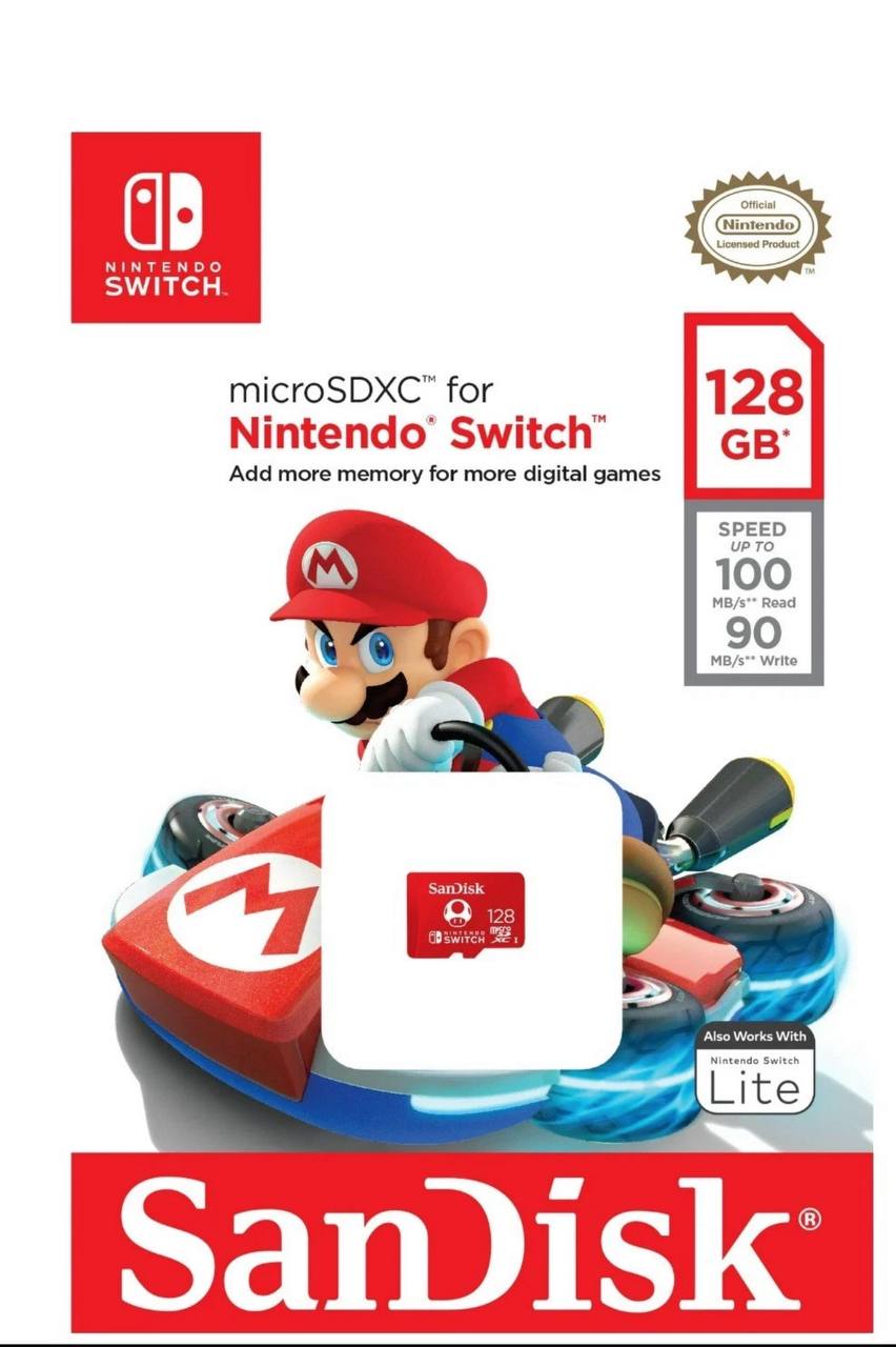Sandisk 128GB Micro SD Card EXPRESS SHIPPING For Nintendo Switch 1 (Sealed)