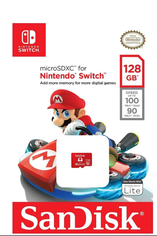 Sandisk 128GB Micro SD Card EXPRESS SHIPPING For Nintendo Switch 1 (Sealed)